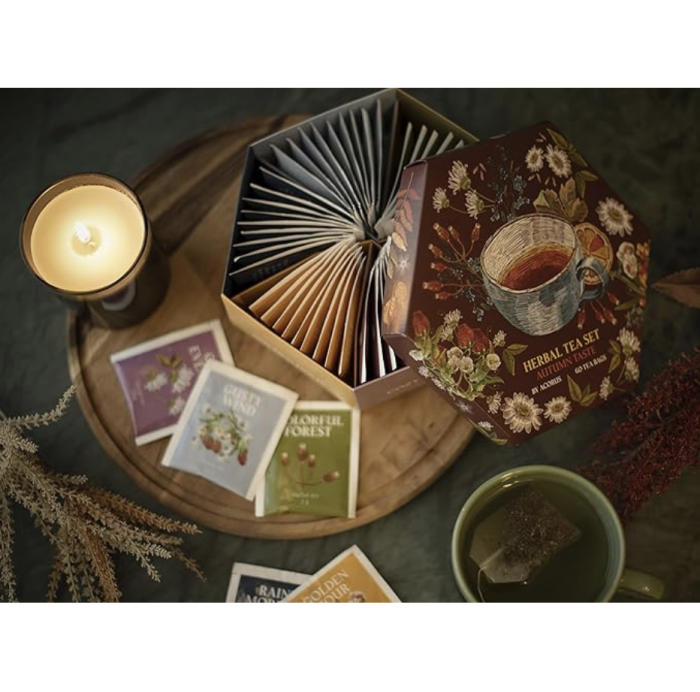 Чайний набір Autumn Taste set 60 пакетиків, 6 смаків, 105 г