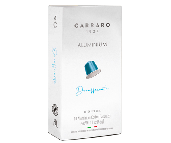 Кава в капсулах Carraro Decaffeinato (без кофеїну) Nespresso 10 шт
