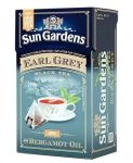 Чай чорний Sun Gardens Earl Gray, 50 г, 20 пірамідок