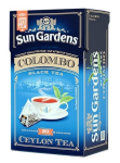 Чай чорн/зел Sun Gardens Colombo 20 пірамідок по 2.5 г, 50 г