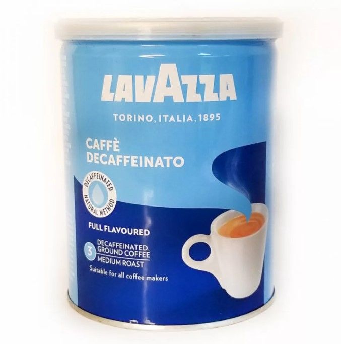 Кава мелена Lavazza Dek Decaffeinato (без кофеїну) - 250 г ж/б