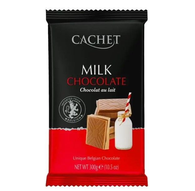 Шоколад молочний Cachet (Кашет) 32 % какао 300 г
