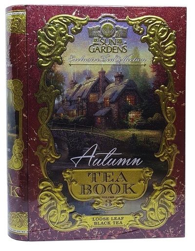 Чай чорний Sun Gardens Осінь Чайна книга Том 3, 100 гр жерстяна банка